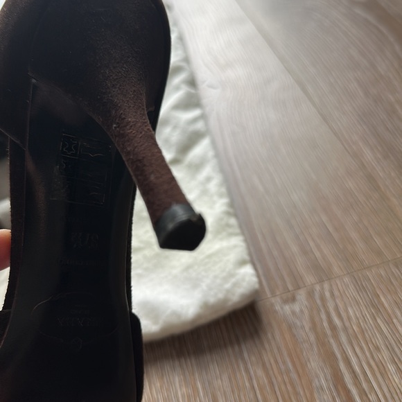 Prada brown suede d’orsay pumps - Picture 6 of 8